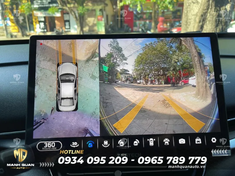 Màn Hình Zestech ZT5 Cho VF5 Màn hình Zestech ZT5 360 cho VF5