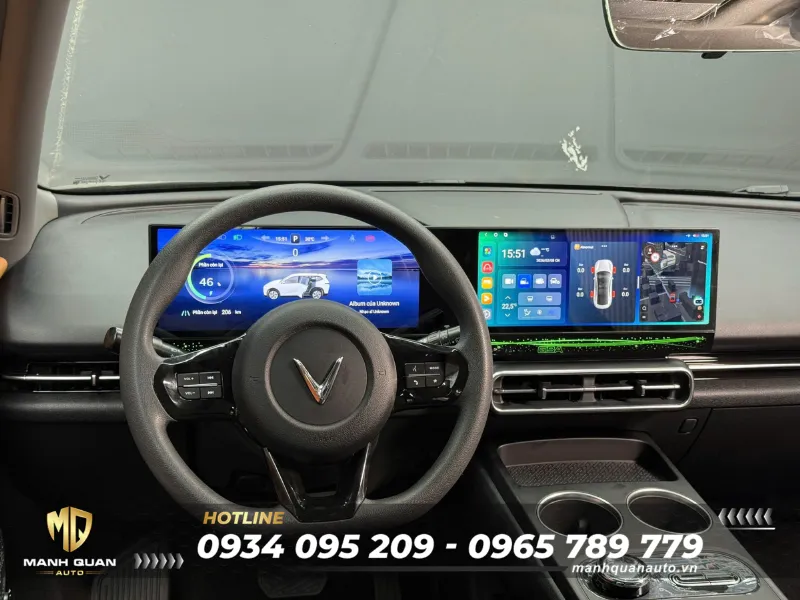 Tổng Hợp Phụ Kiện Vinfast VF MPV 7 Màn hình liền ODO Vinfast VF MPV 7