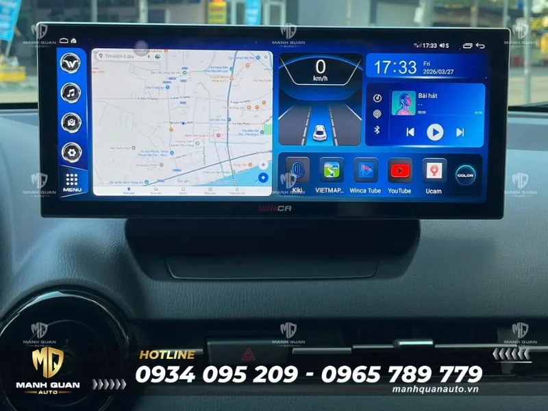 Màn hình Winca Mazda S400+ QLED 2K 12.3 inch
