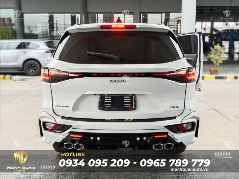 Bodykit Isuzu MU-X 2024 mẫu Apex Ốp cản sau Bodykit Isuzu MU-X 2024 mẫu Apex