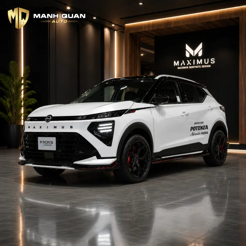 Bodykit Nissan Kicks 2026 mẫu Maximus Bodykit Nissan Kicks 2026 mẫu Maximus