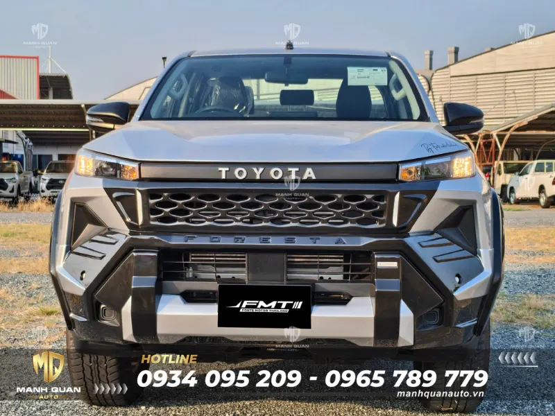 Bodykit Toyota Hilux 2024 mẫu Foresta Mặt calang, ốp cản trước Bodykit Toyota Hilux 2024 mẫu Foresta