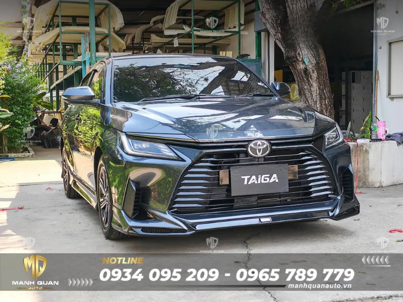 Bodykit Toyota Vios 2023 mẫu Taiga-S Bodykit Toyota Vios 2023 mẫu Taiga-S