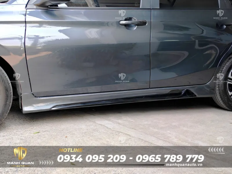 Bodykit Toyota Vios 2023 mẫu Taiga-S Hông xe Toyota Vios 2023 lắp ốp hông Taiga-S