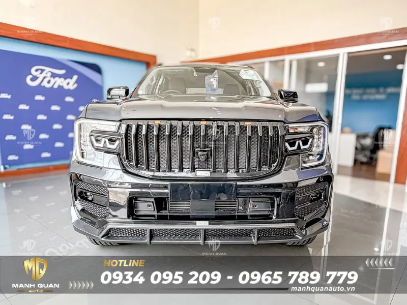 Bodykit Victor V7 Cho Ford Everest 2023-2025 Mặt calang, ốp cản trước Victor V7