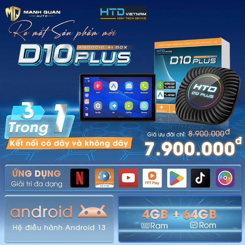 Bảng giá android box HTD D10 Plus