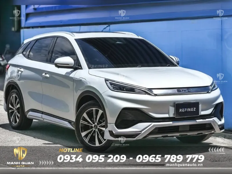 Bodykit BYD Atto 3 2024 mẫu Refinez Ốp cản trước và ốp hông Bodykit BYD Atto 3 2024 mẫu Refinez