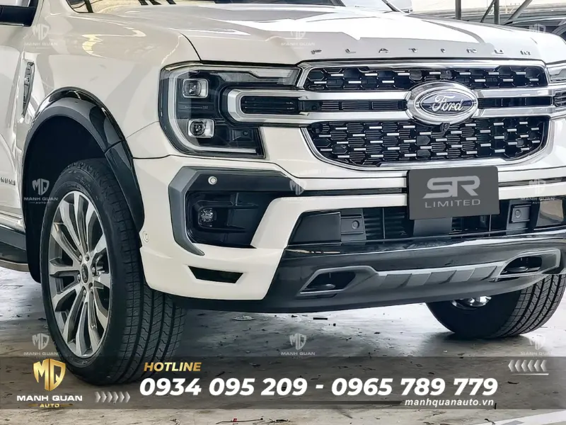 Bodykit Ford Everest 2022-2025 mẫu SR-Limited Ốp cản trước Bodykit Ford Everest 2022-2025 mẫu SR-Limited