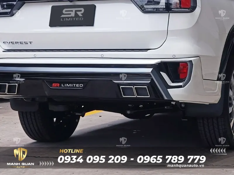 Bodykit Ford Everest 2022-2025 mẫu SR-Limited Ốp cản sau Bodykit Ford Everest 2022-2025 mẫu SR-Limited