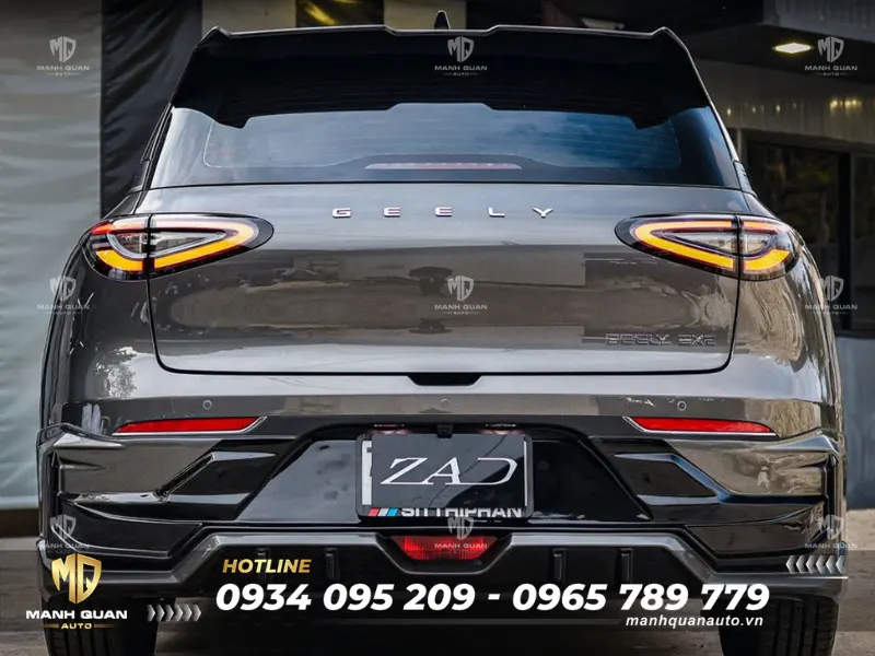 Bodykit Geely EX2 2026 mẫu Zad Elite Ốp cản sau giúp tổng thể đuôi xe trông đầy đặn, sang trọng