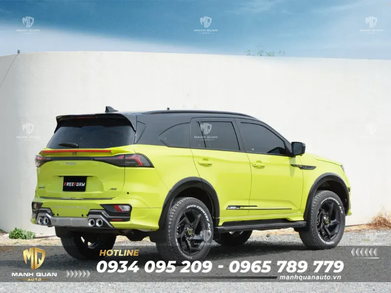 Bodykit Isuzu MU-X 2025 Mẫu Real Ốp hông đóng vai trò là sợi dây liên kết quyết định tính thẩm mỹ và sự đồng bộ cho gói nâng cấp