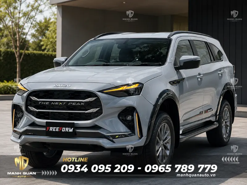 Bodykit Isuzu MU-X 2025 mẫu RS-G