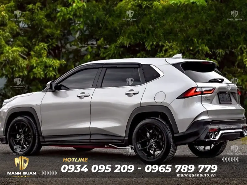 Bodykit Toyota Yaris Cross 2023 mẫu Nexter Ốp hông Bodykit Toyota Yaris Cross 2023 mẫu Nexter