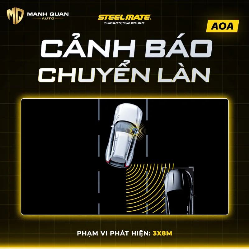 Cảnh Báo Điểm Mù Steelmate SBS-MT Pro Cảnh báo điểm mù Steelmate SBS-MT Pro