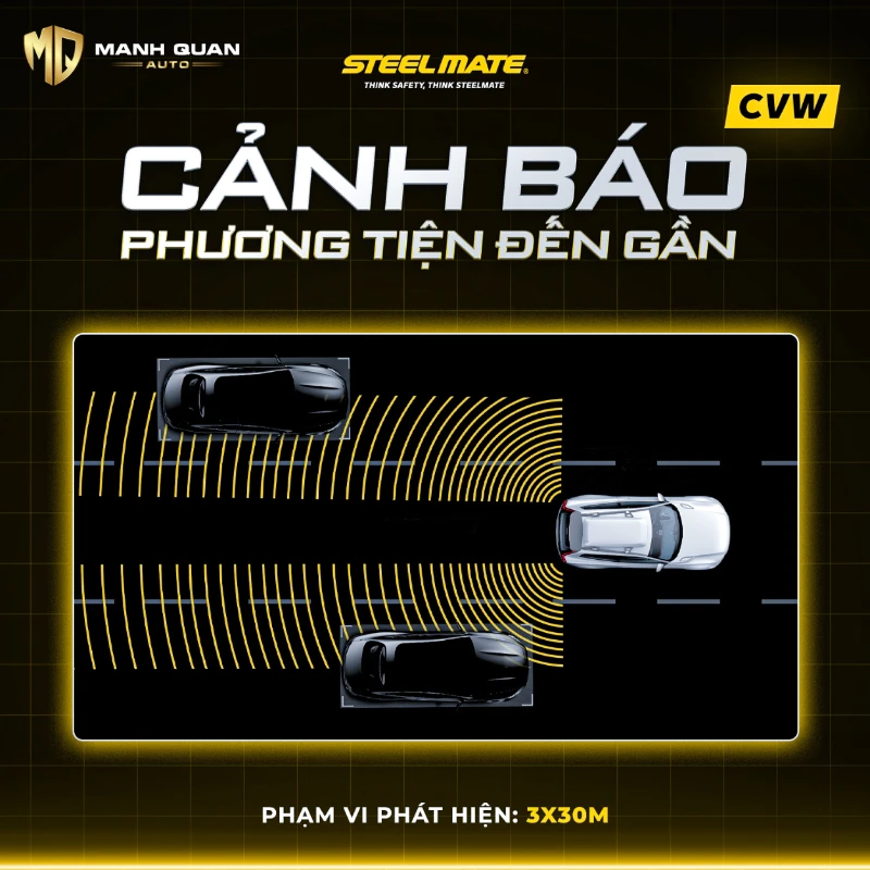 Cảnh Báo Điểm Mù Steelmate SBS-MT Pro Cảnh báo điểm mù Steelmate SBS-MT Pro