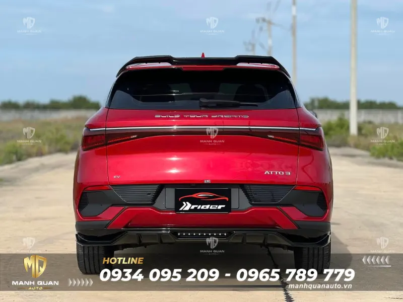 Bodykit BYD Atto 3 2023 mẫu RDM Ốp cản sau giúp cân bằng tính thẩm mỹ cho toàn bộ xe, giúp xế cưng của bạn tự tin chiếm trọn mọi ánh nhìn