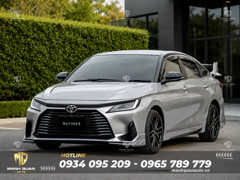 Bodykit Toyota Vios 2022 mẫu Refinez Bodykit Toyota Vios 2022 mẫu Refinez