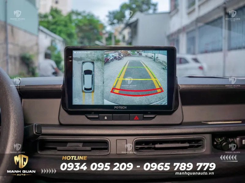 Tổng Hợp Phụ Kiện Cho Vinfast EC Van Cần Thiết Nhất 2026 Màn hình liền camera 360 cho Vinfast EC Van