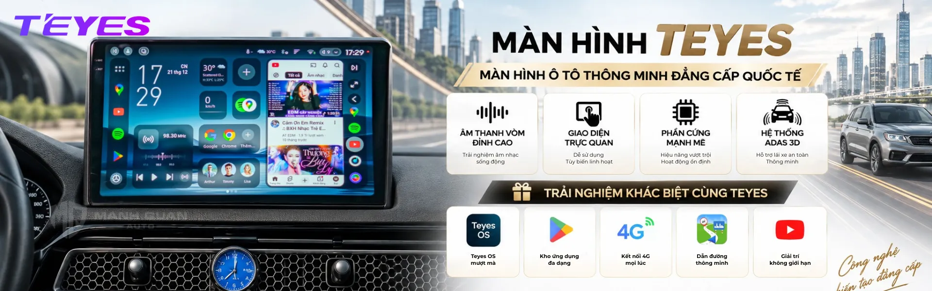 Màn Hình Android Teyes Tốt Nhất Hiện Nay
