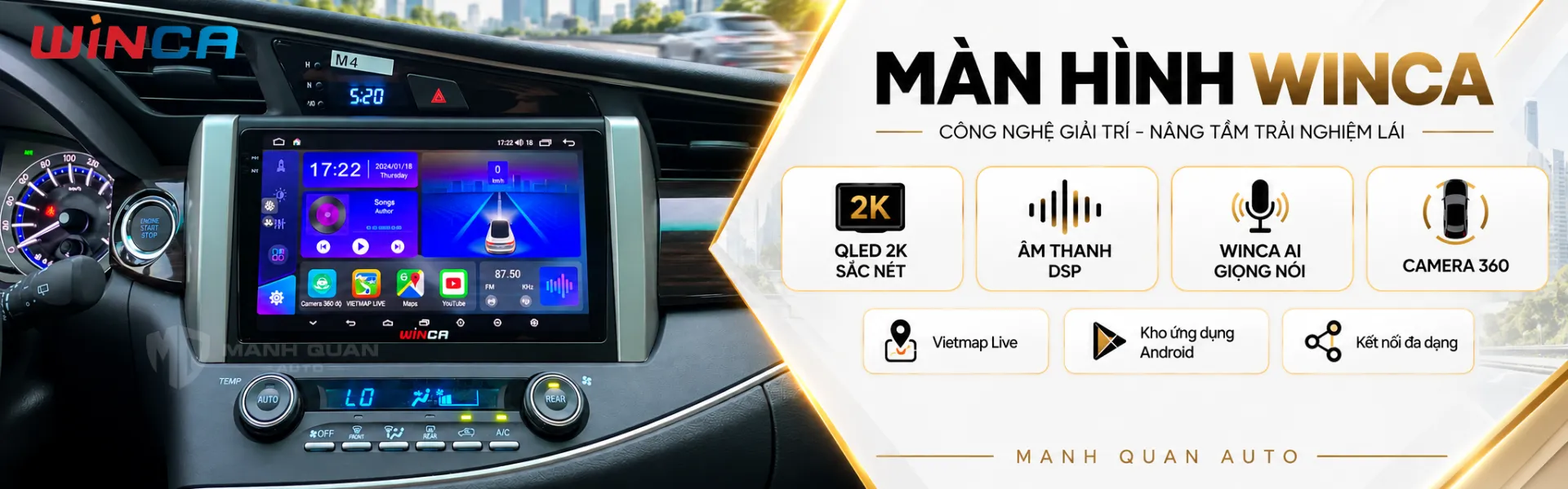 Màn Hình Android Wincar: Bảng Giá & Mẫu Bán Chạy 2026