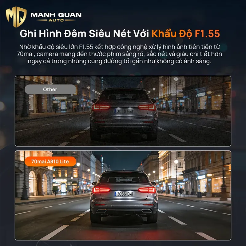 Camera Hành Trình 70mai A810 Lite camera hanh trinh 70mai a810 lite sieu net vao ban dem