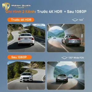 Camera Hành Trình 70mai A810 Lite camera hanh trinh truoc sau 70mai a810 lite